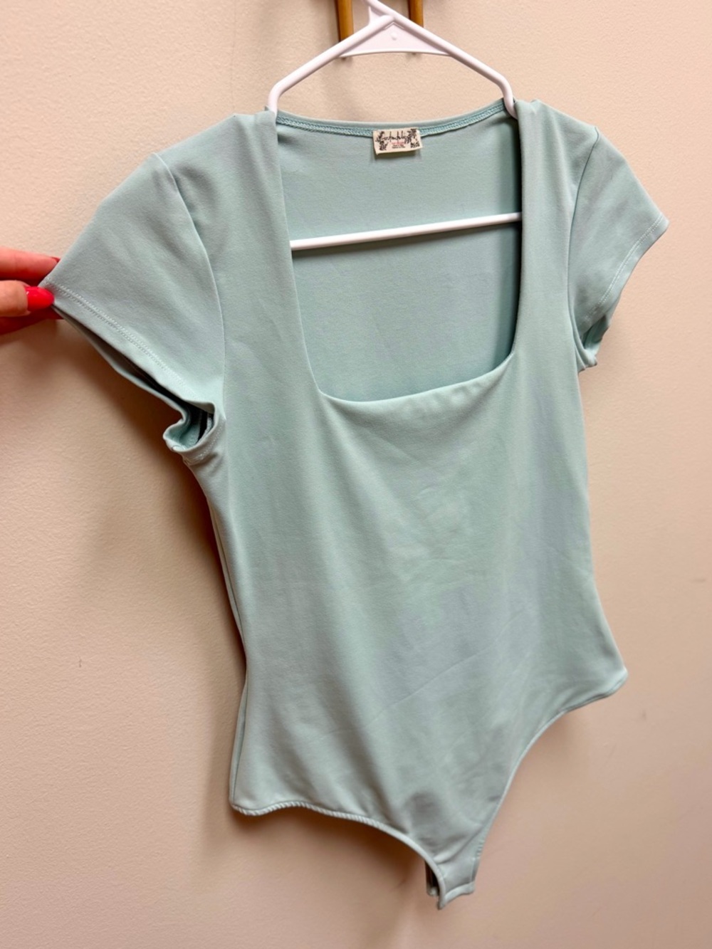 🌟HOST PICK!🌟 Intimately x Free People 🤍 Fair and Square Neck Bodysuit - Picture 3 of 6